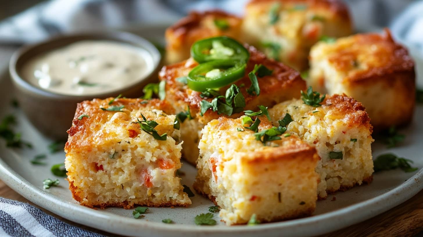 Spicy Crawfish Cornbread​​ Delight
