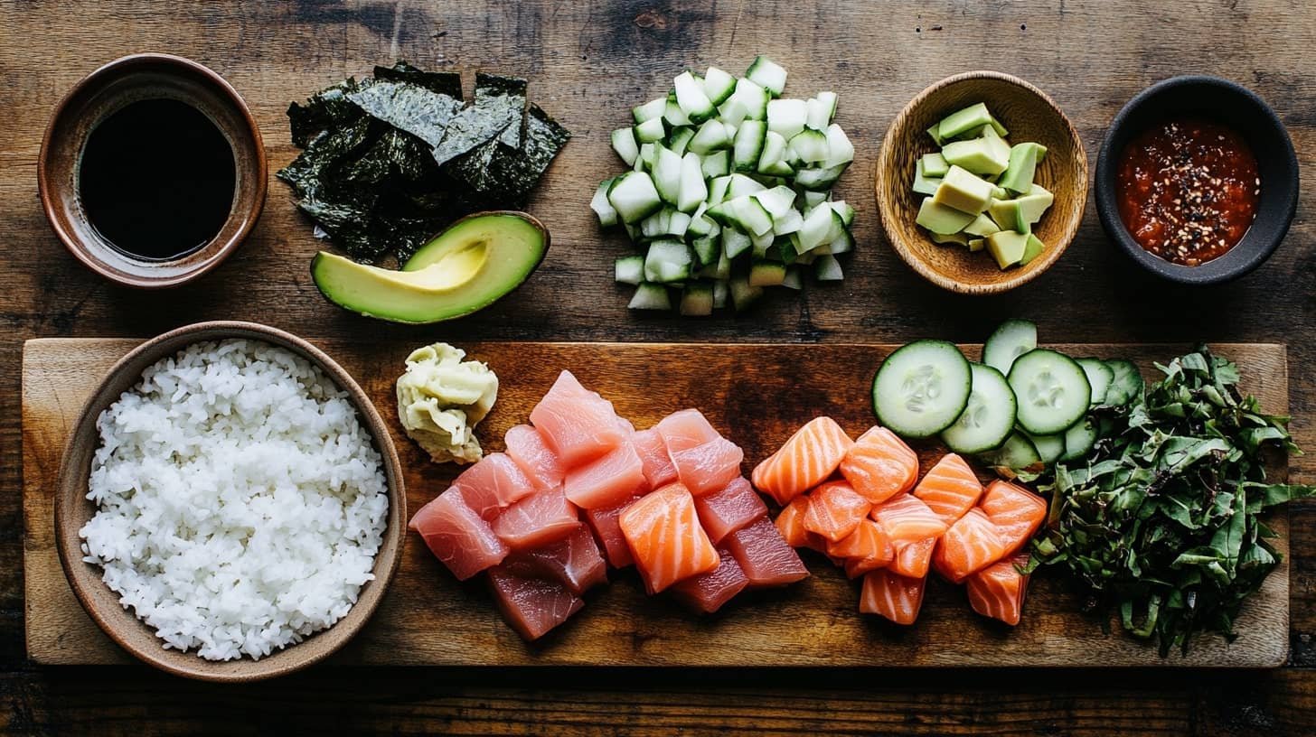 Sushi Taco Ingredients