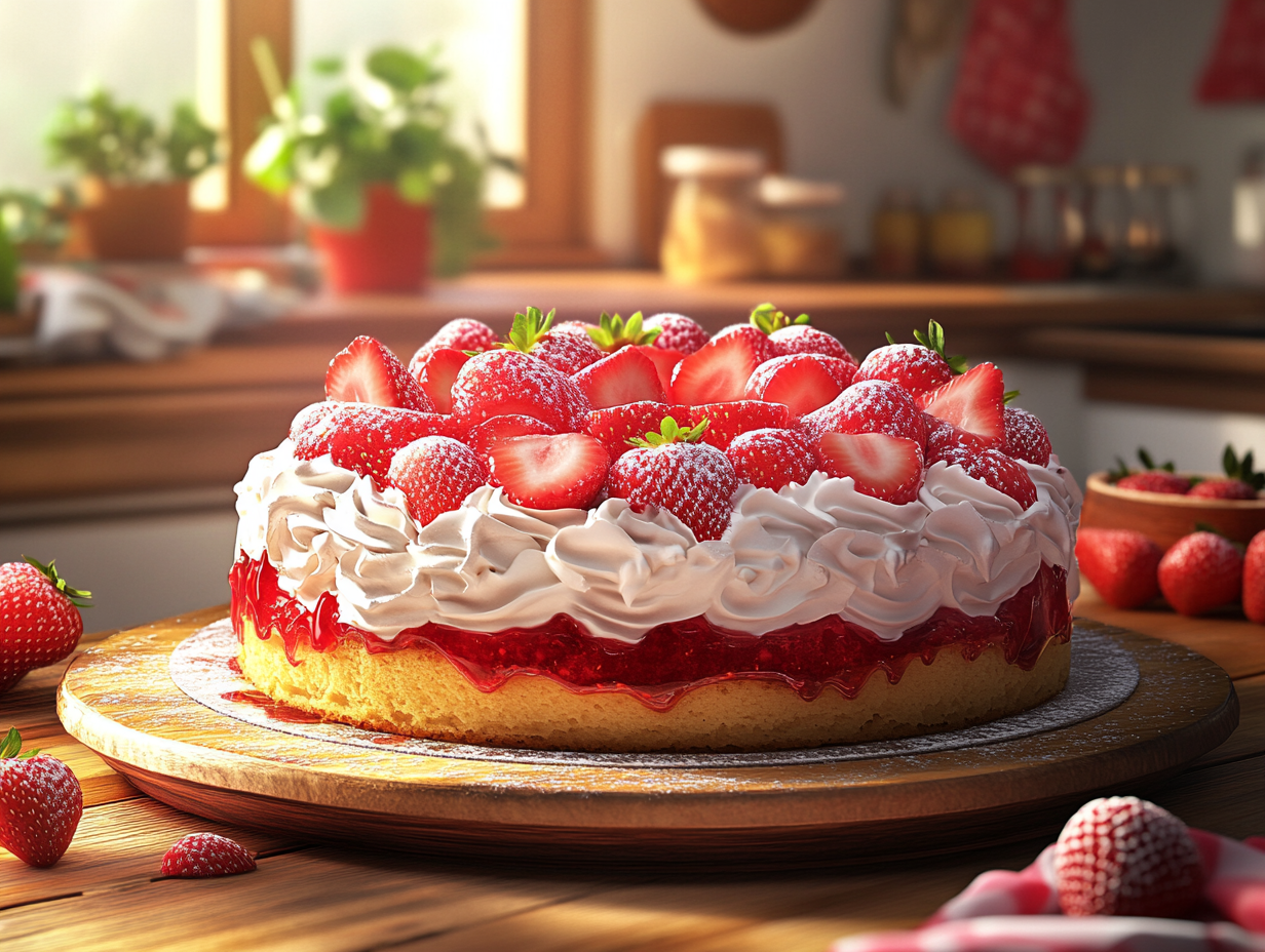 Strawberry Tres Leches Cake