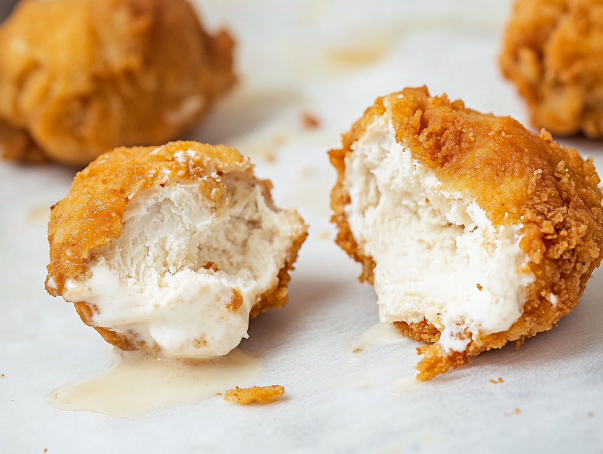 Fried chicken ice cream
