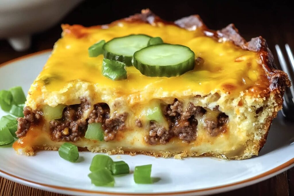 Bisquick Cheeseburger Pie