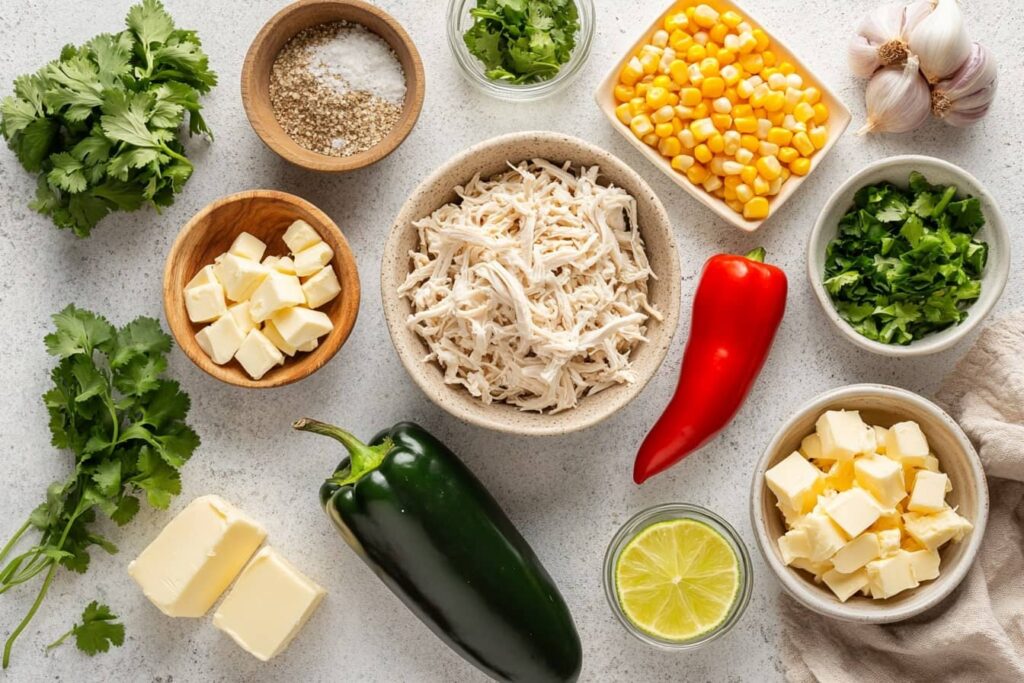 Chicken Poblano Soup Ingredients