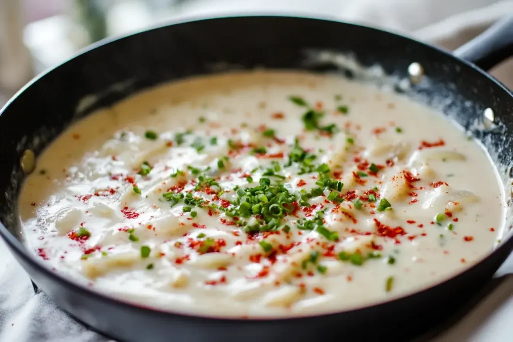 Create The Creamy Sauce
